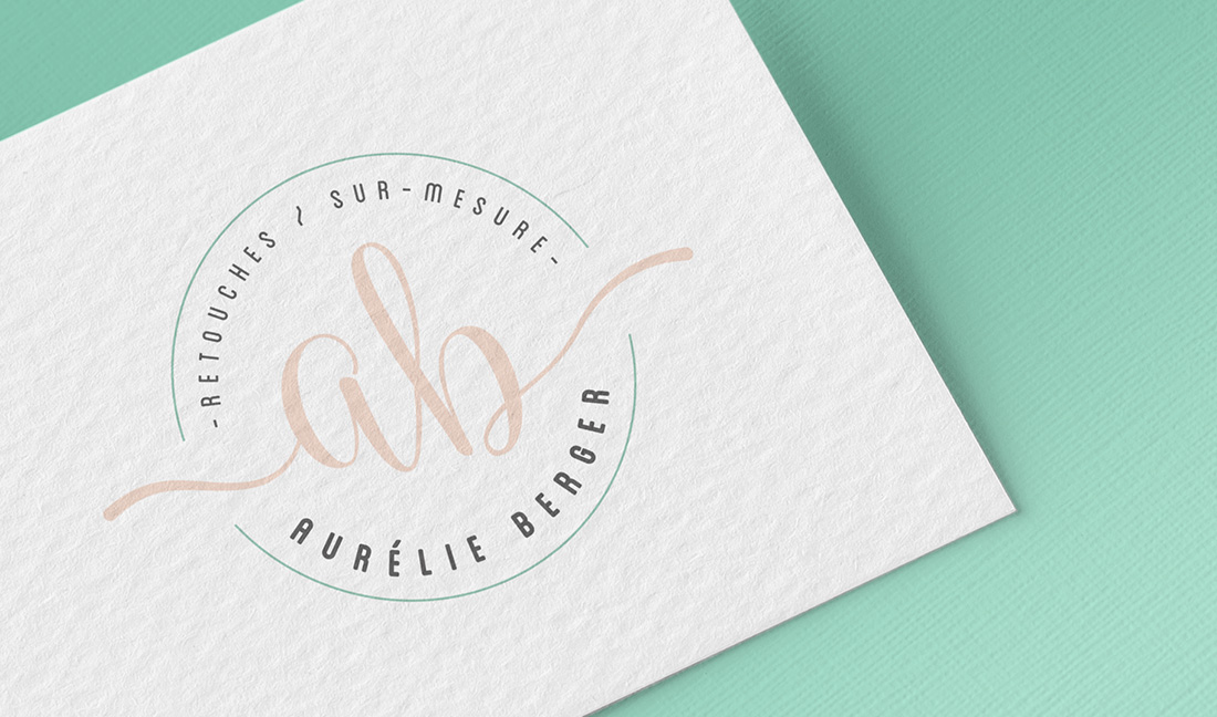 Logotype pour une couturière de l’ouest lyonnais