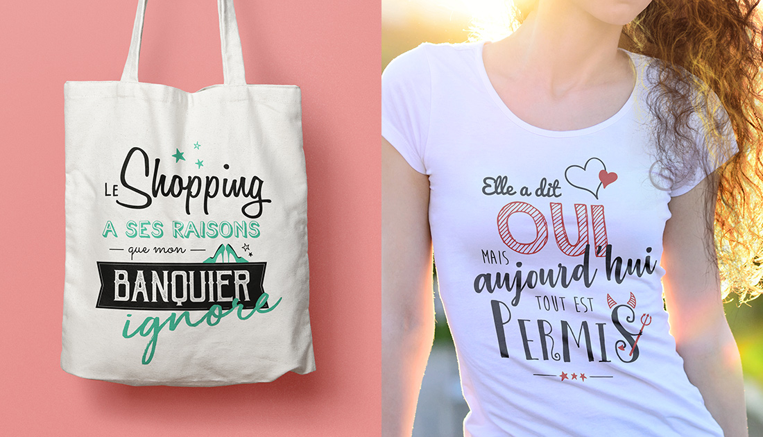 Mise en valeur typographique de phrases d’accroche