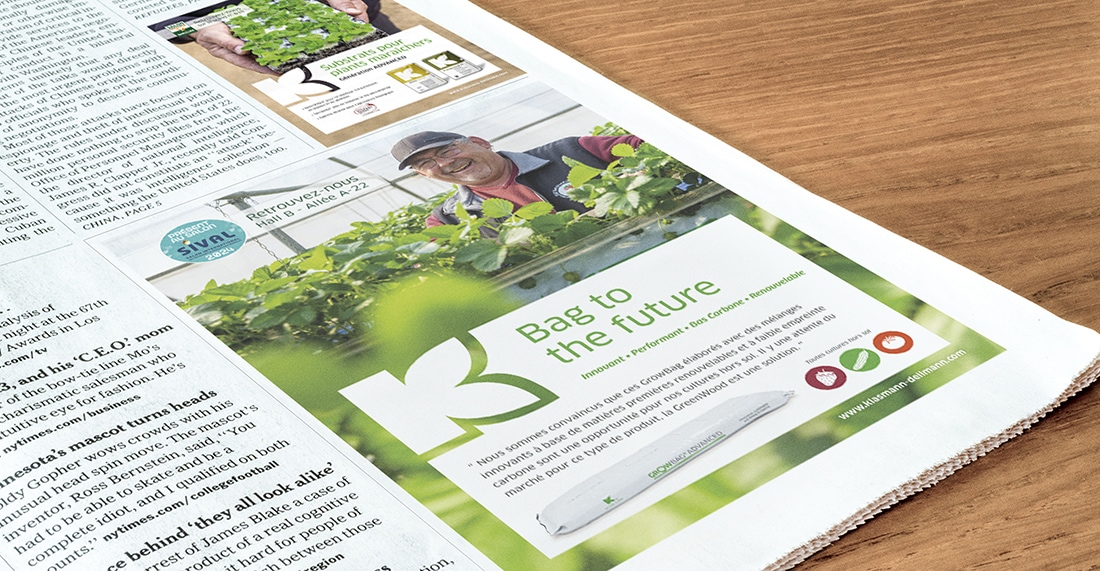Annonce pour la presse agricole spécialisée