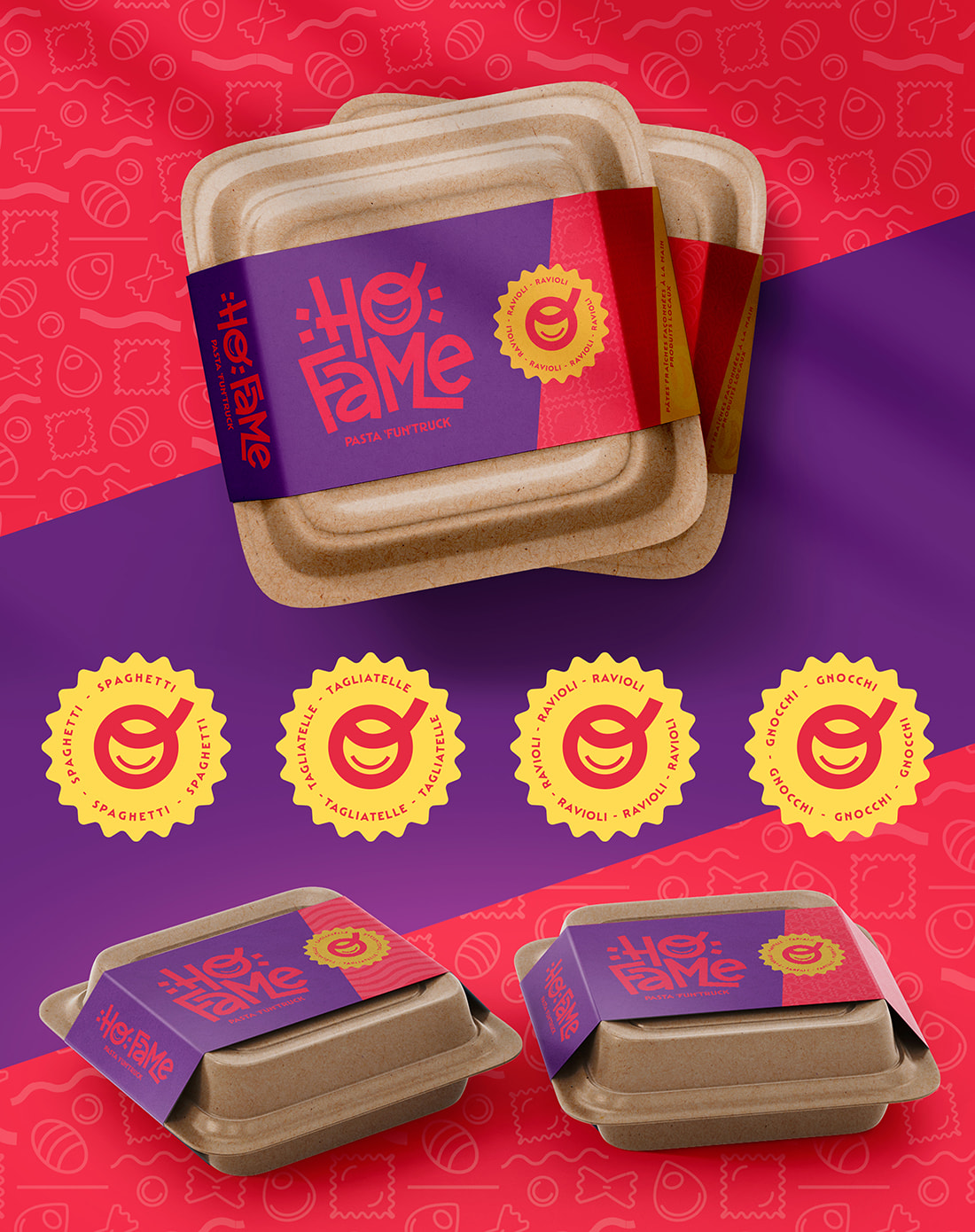 Utilisation du territoire graphique sur des packagings