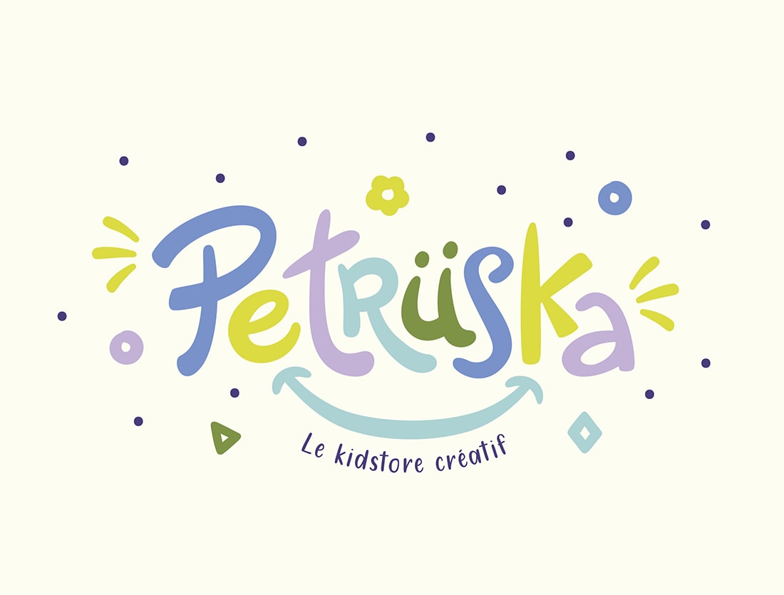 Création du logotype pour une boutique de loisirs créatifs pour enfants