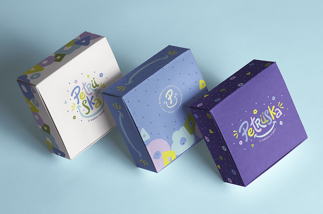 design graphique de packaging