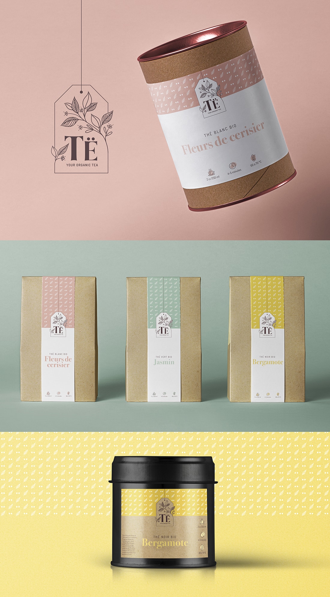 logo et Identité packaging pour une marque de parfums d’ambiance