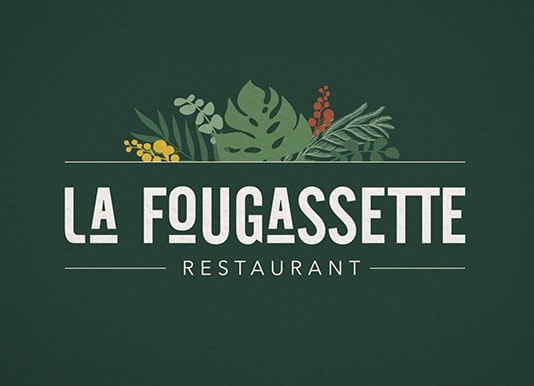 Logotype d’un restaurant et mini charte graphique